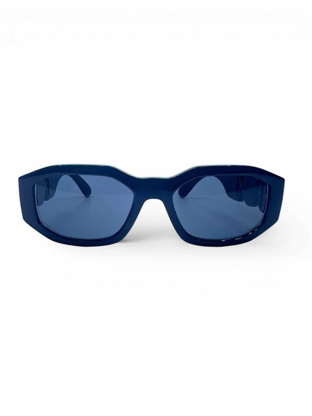 VERSACE Black Rectangle Sunglasses