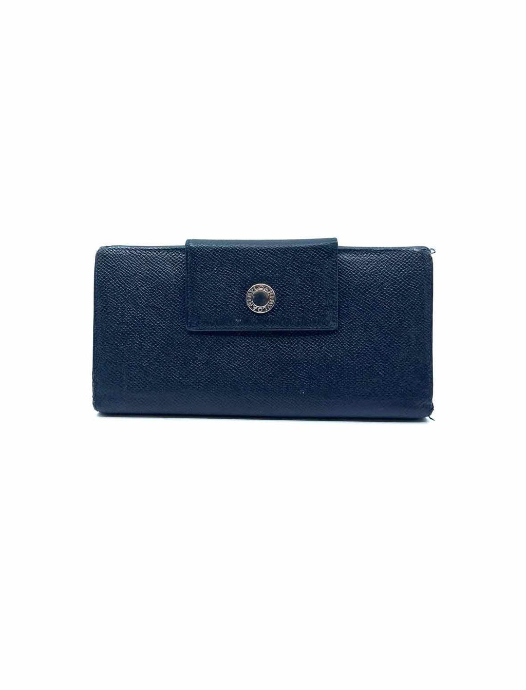 BVLGARI Black Leather Wallet