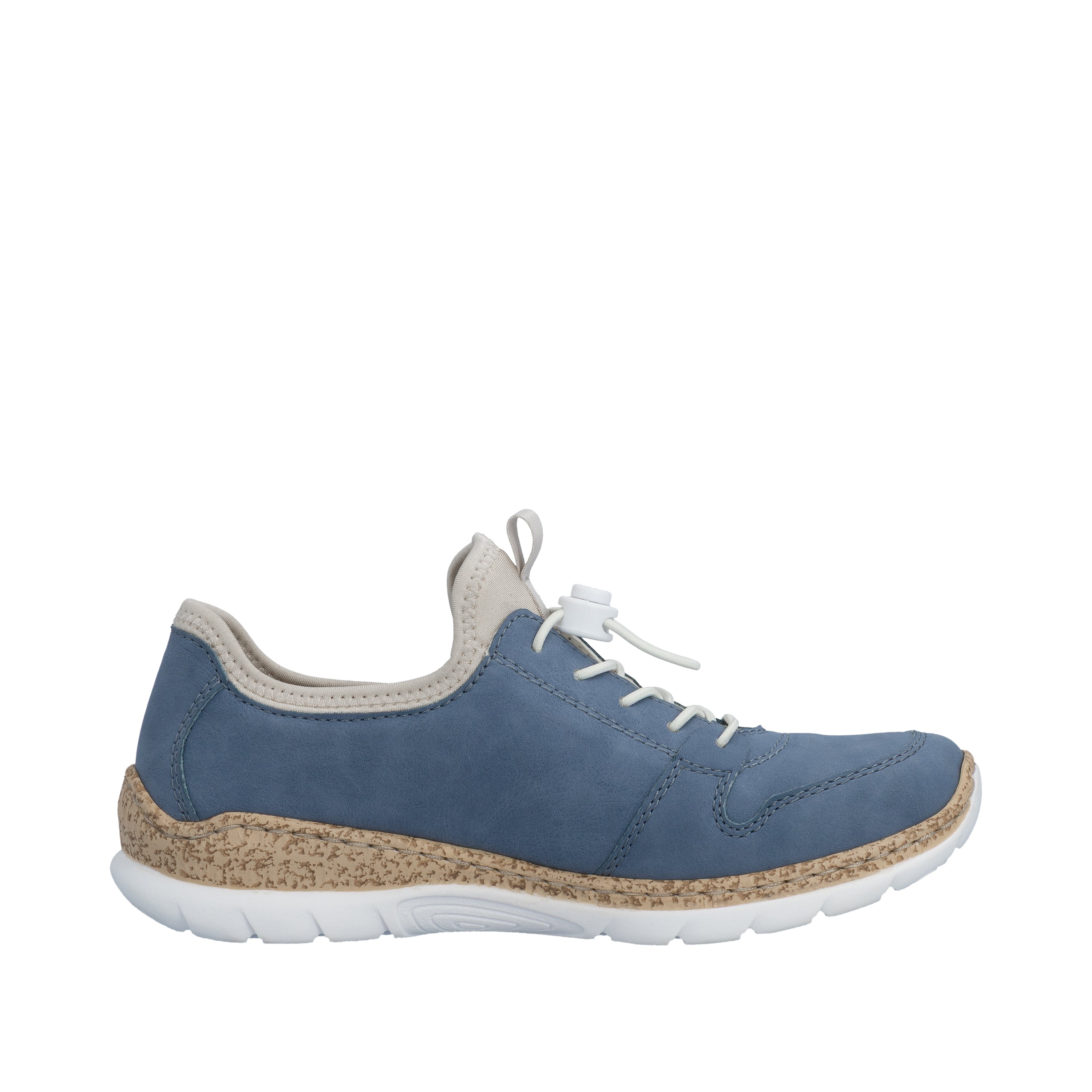 Rieker Womens Fashion Slip On Trainers | Blue
