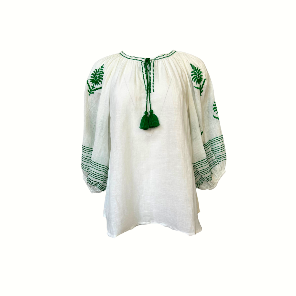 Citrus Columbia Top - Natural Green