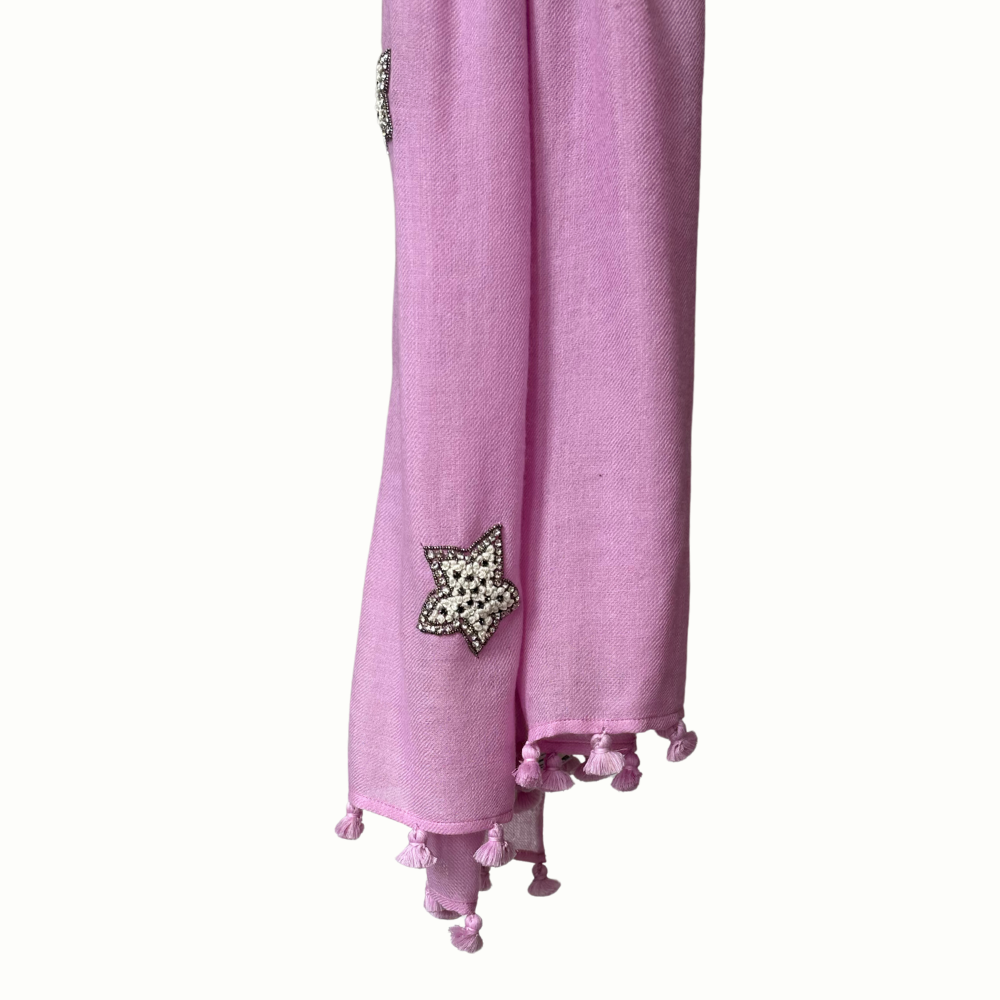 Citrus Pink Star Scarf