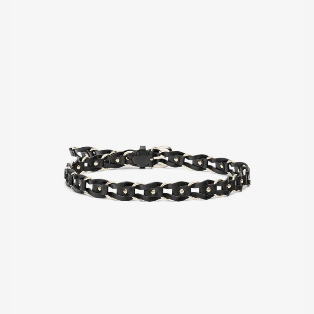Isabel Marant Bali Belt - Black/Silver