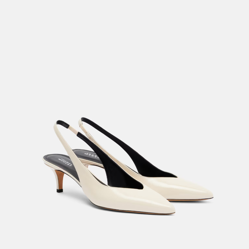 Isabel Marant Padim Slingback Sandal - Ecru