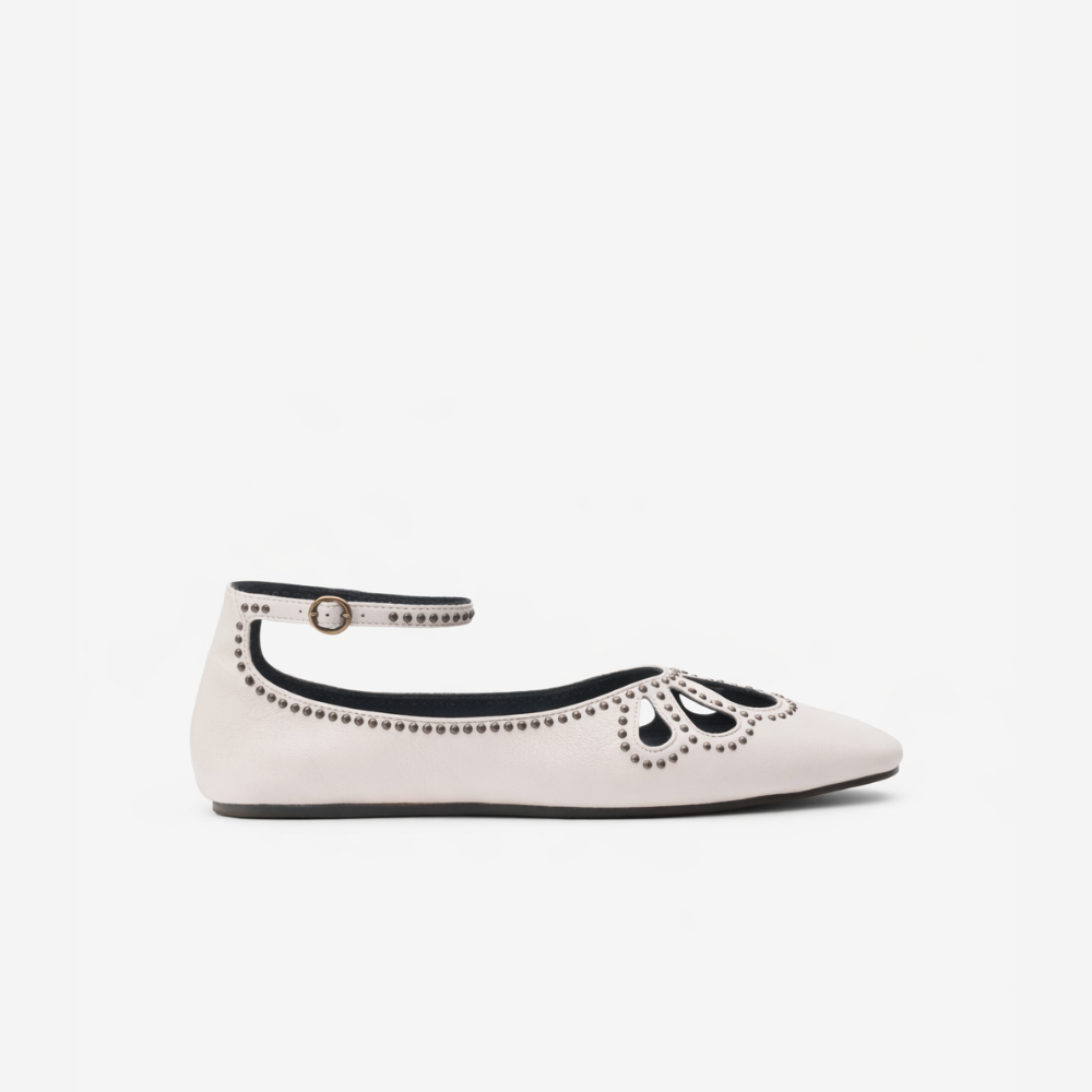 Isabel Marant Bloris Ballerinas - Chalk