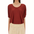 Isabel Marant Emmanuela Top - Dark Rust