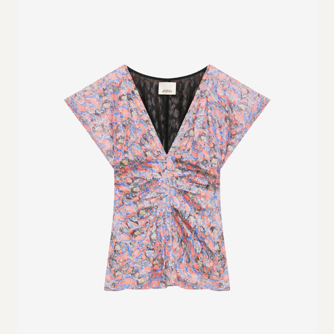 Isabel Marant Lonea Top - Blue