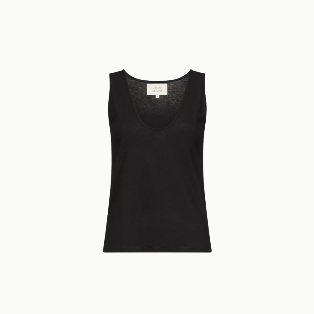 LouLou Albia Tank - Black