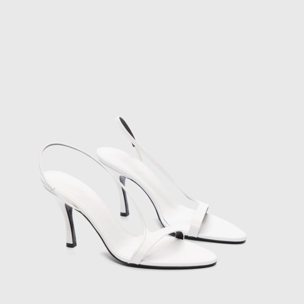 LouLou De Saison Arwa Heeled Sandals - White