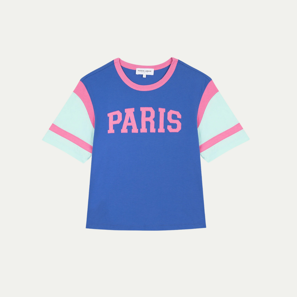 Maison Labiche Merisiers Paris T-Shirt - Blue