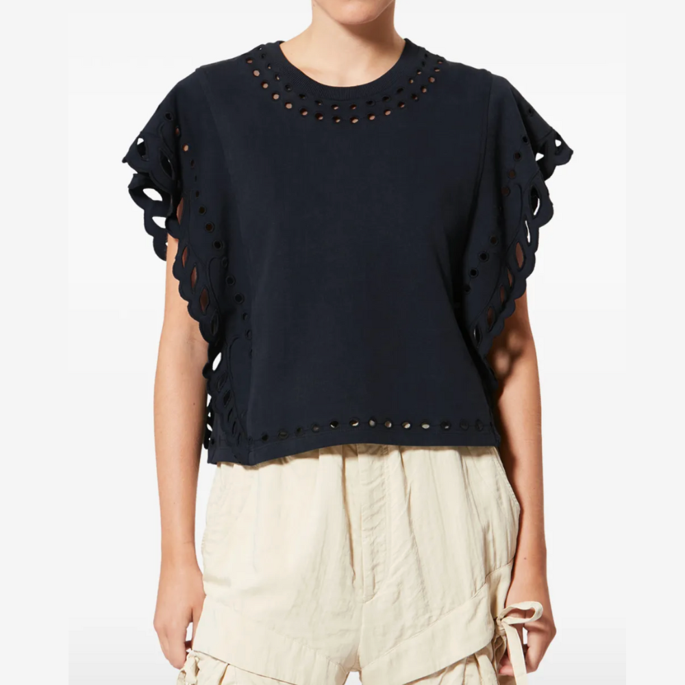 Marant Etoile Odyle Top - Faded Black