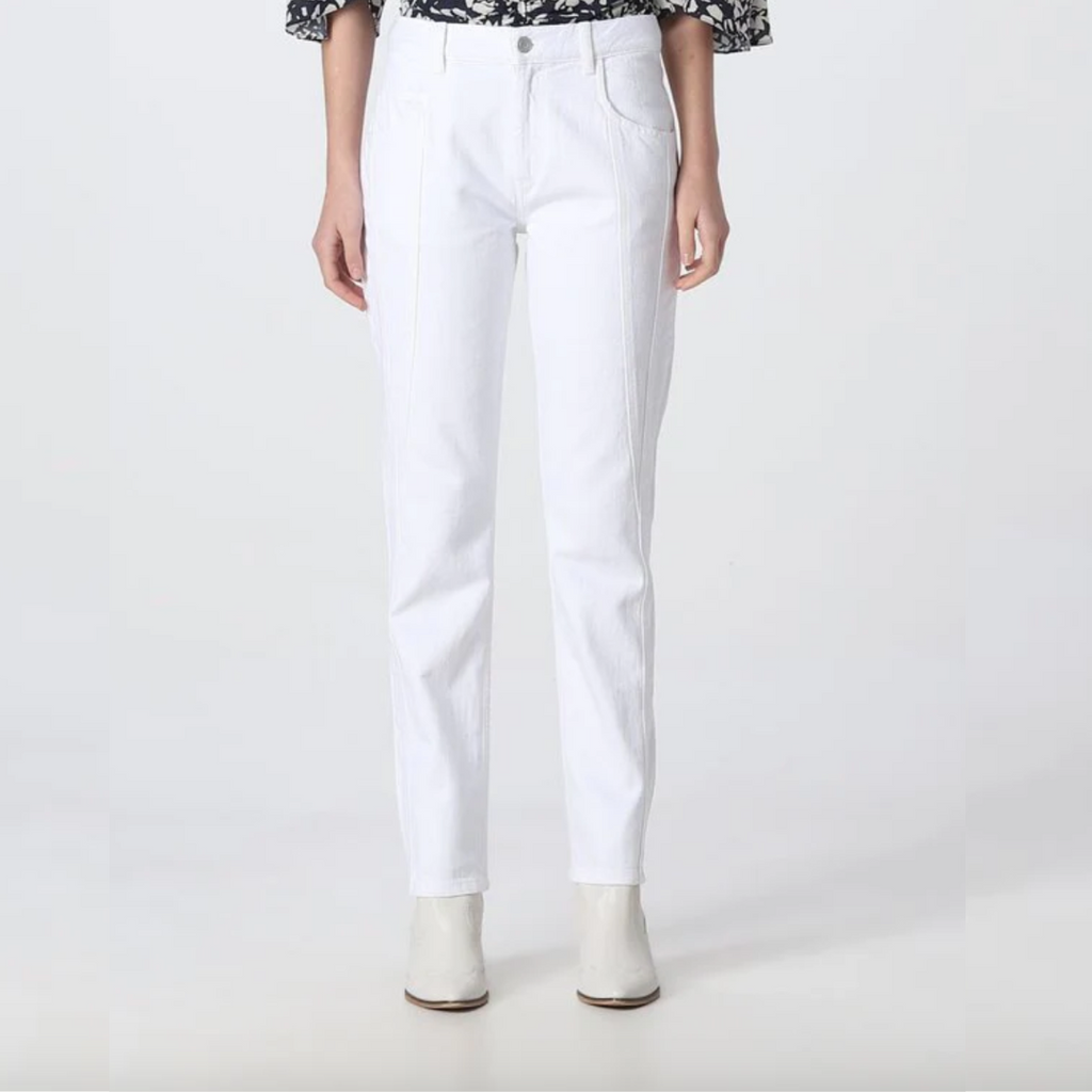 Marant Etoile Sulanoa Jeans - White