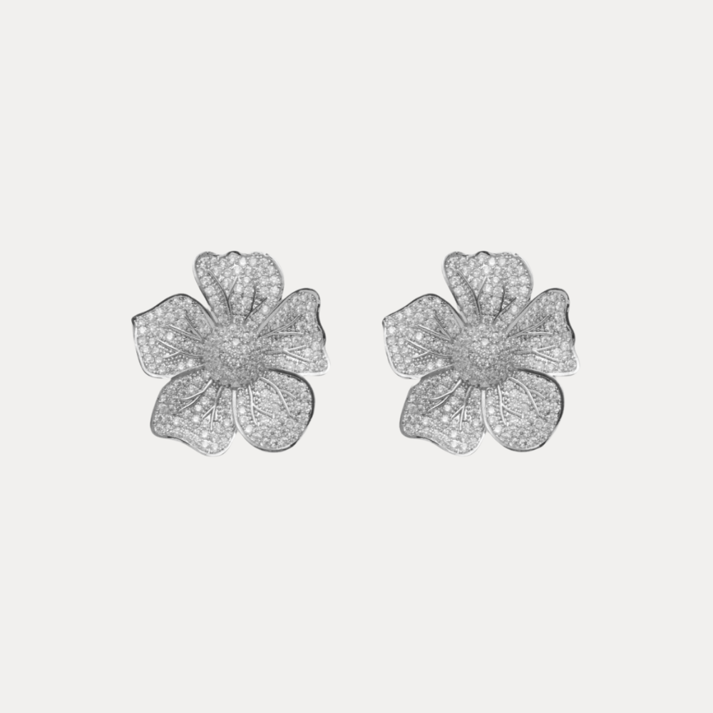 Marina Fossati Fiore Earrings - Silver