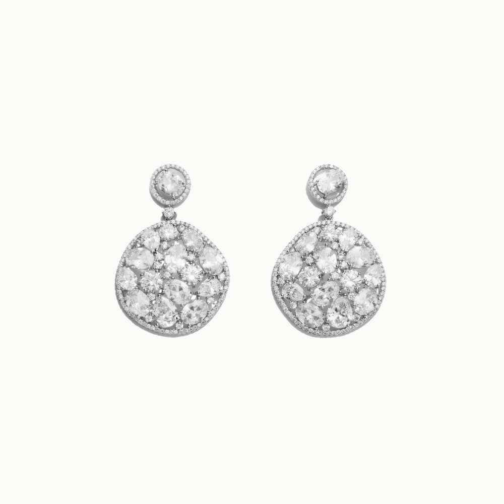 Marina Fossati Sole Splendente Earrings - Silver