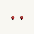 Nach Mini Ladybug Stud Earrings