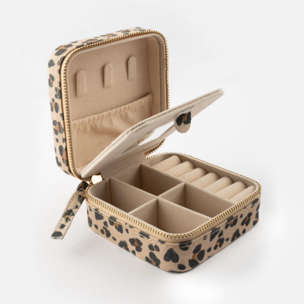 Nach Leopard Heart Jewellery Box