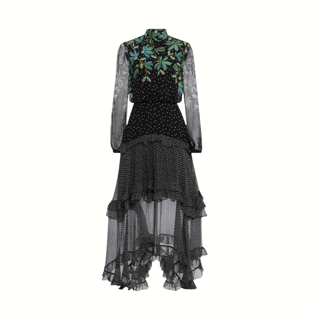 Saloni Jolie-C Dress - Pelta Garden