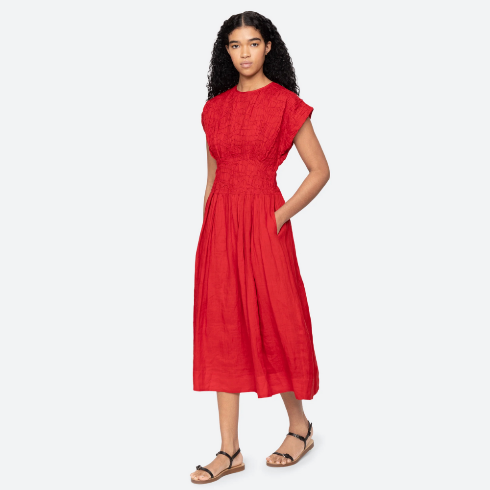 Sea NY Imogen Dress - Red