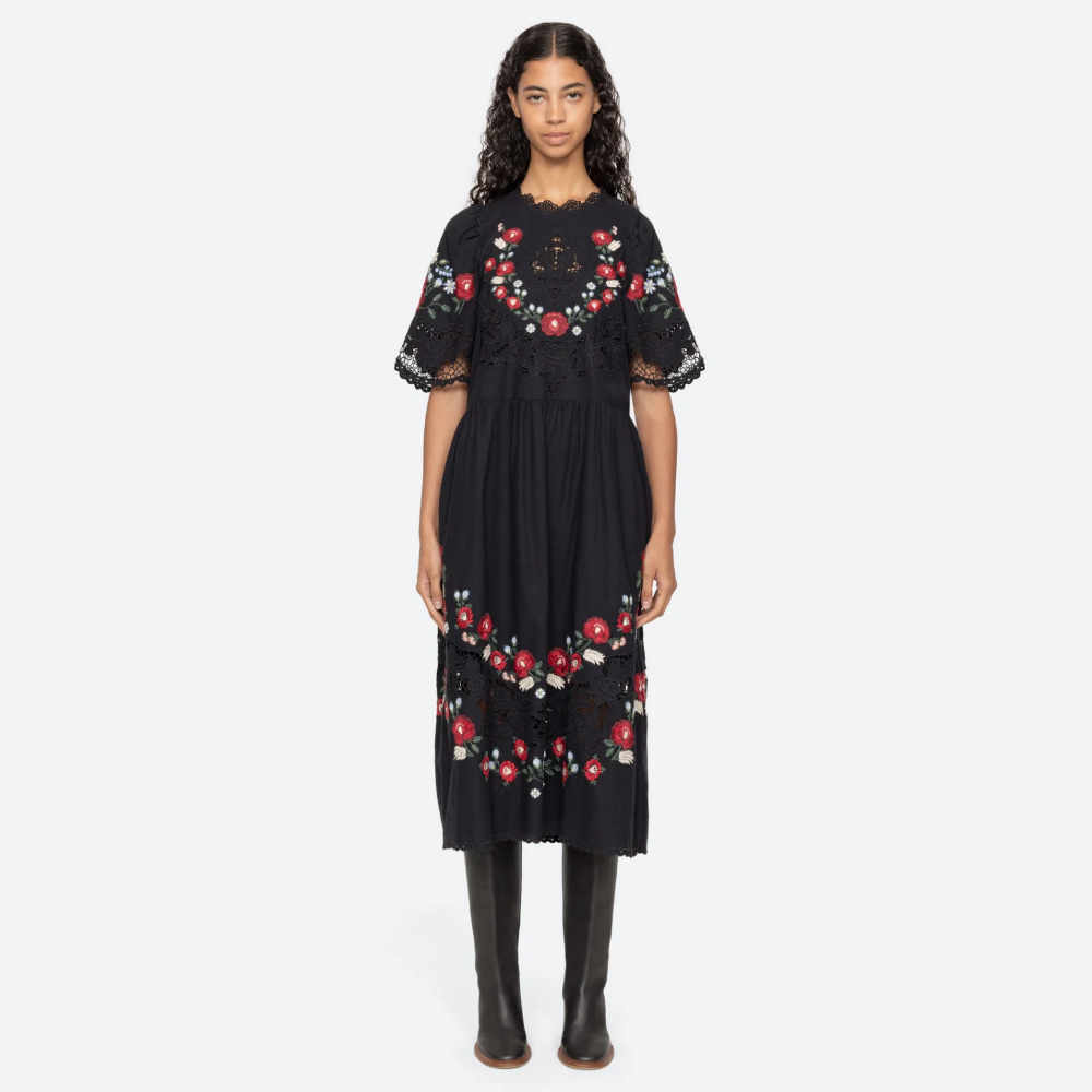 Sea NY Rosaline Dress - Black