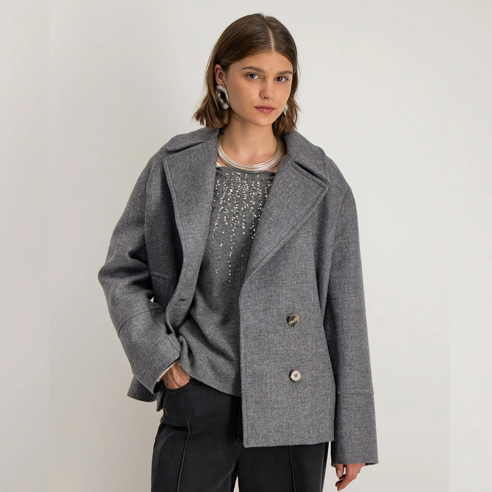 Stella Forest Natalia Coat - Gris