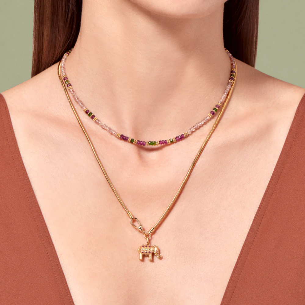 Tityaravy Gaja Chain Necklace - Gold