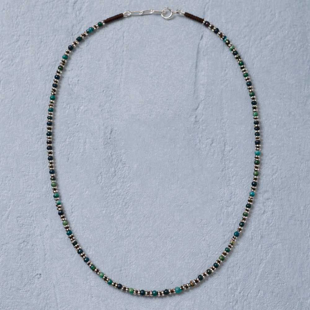 Tityaravy Kamala Necklace - Malachite