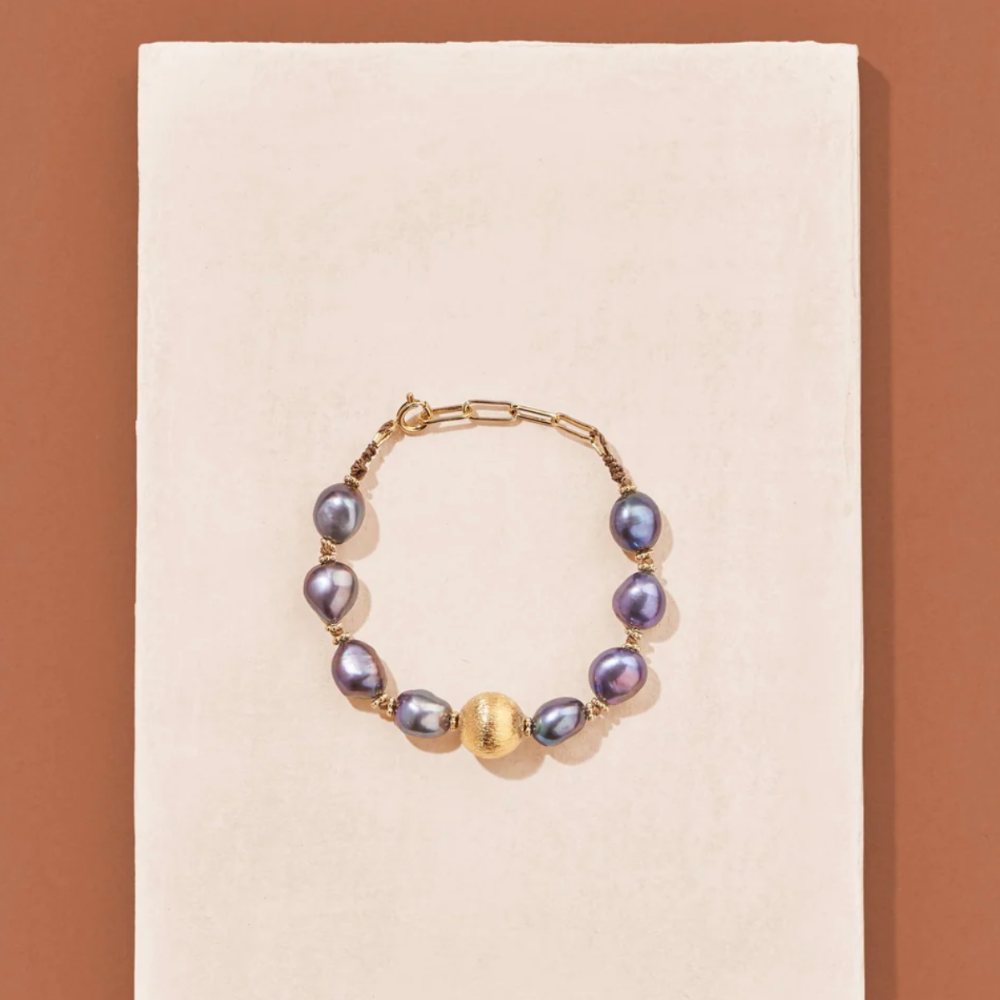 Tityaravy Samhita Bracelet - Pearl Gris