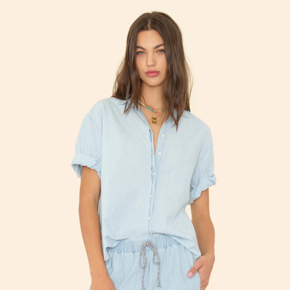 Xirena Channing Shirt - Air Blue