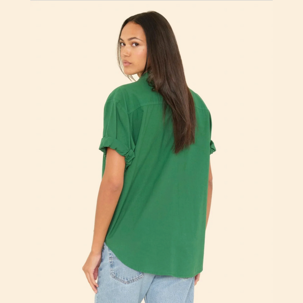 Xirena Channing Shirt - Mint Leaf