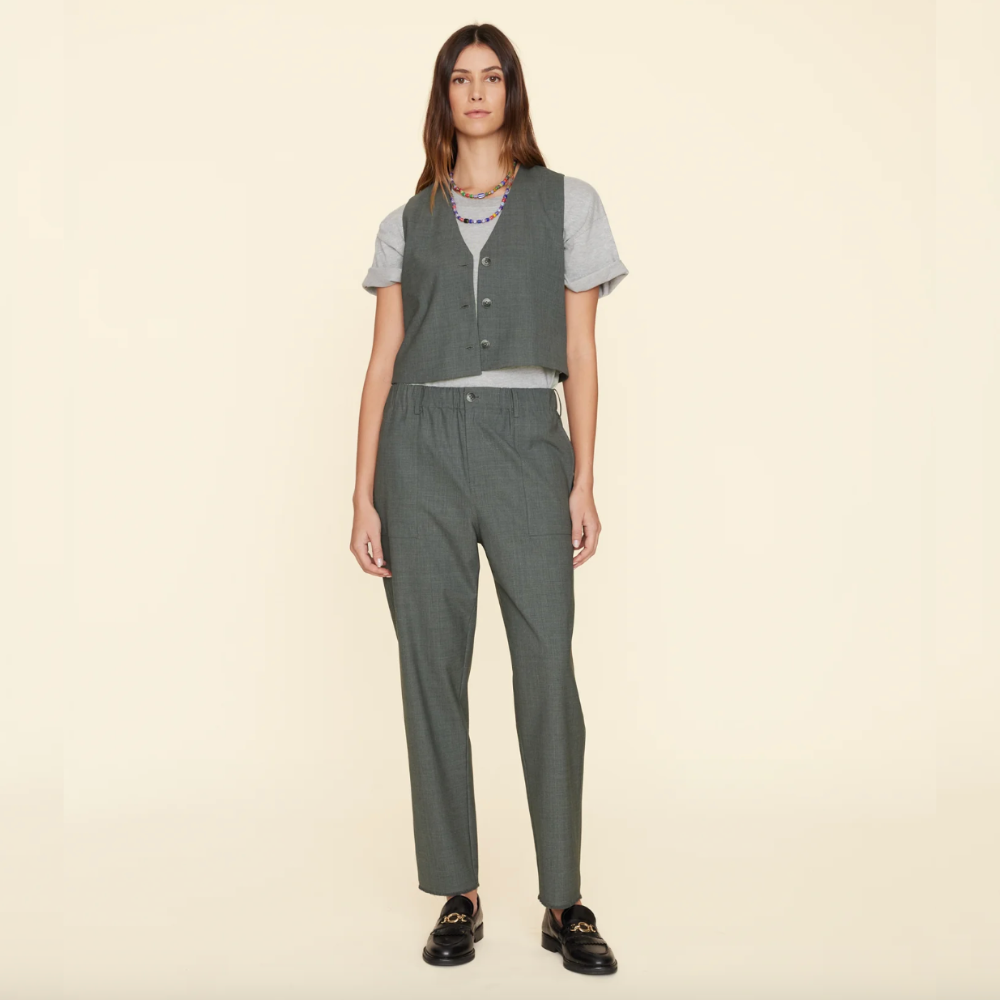 Xirena Mercer Trousers - Charcoal Melange