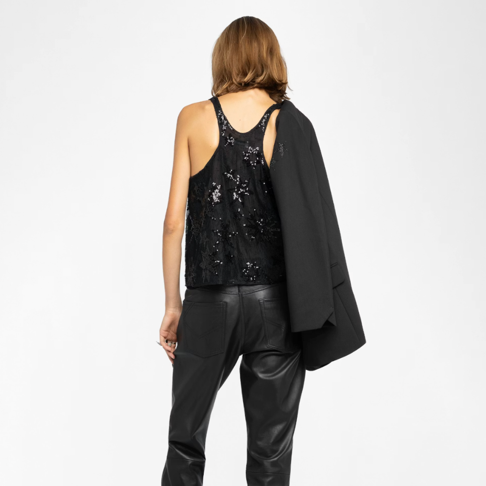 Zadig & Voltaire Tarysa Lace Cami - Black