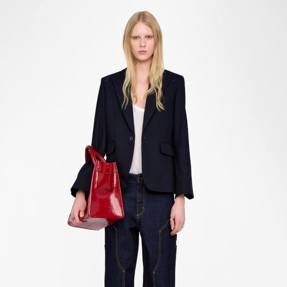 Zadig & Voltaire Vavy Strass Blazer - Encre