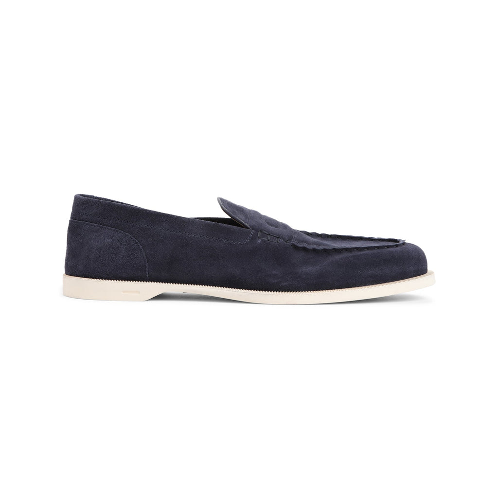 Pace Suede Oval Flexi Loafers