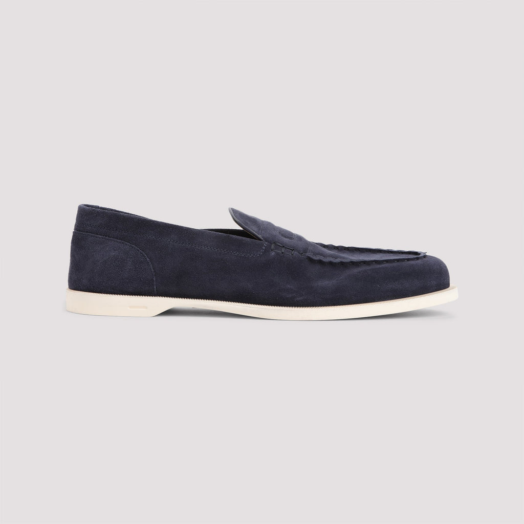 Pace Suede Oval Flexi Loafers