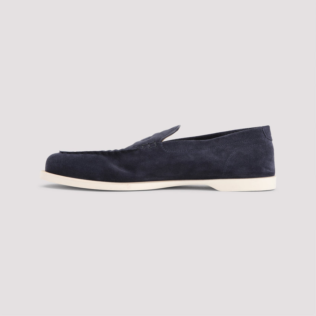 Pace Suede Oval Flexi Loafers