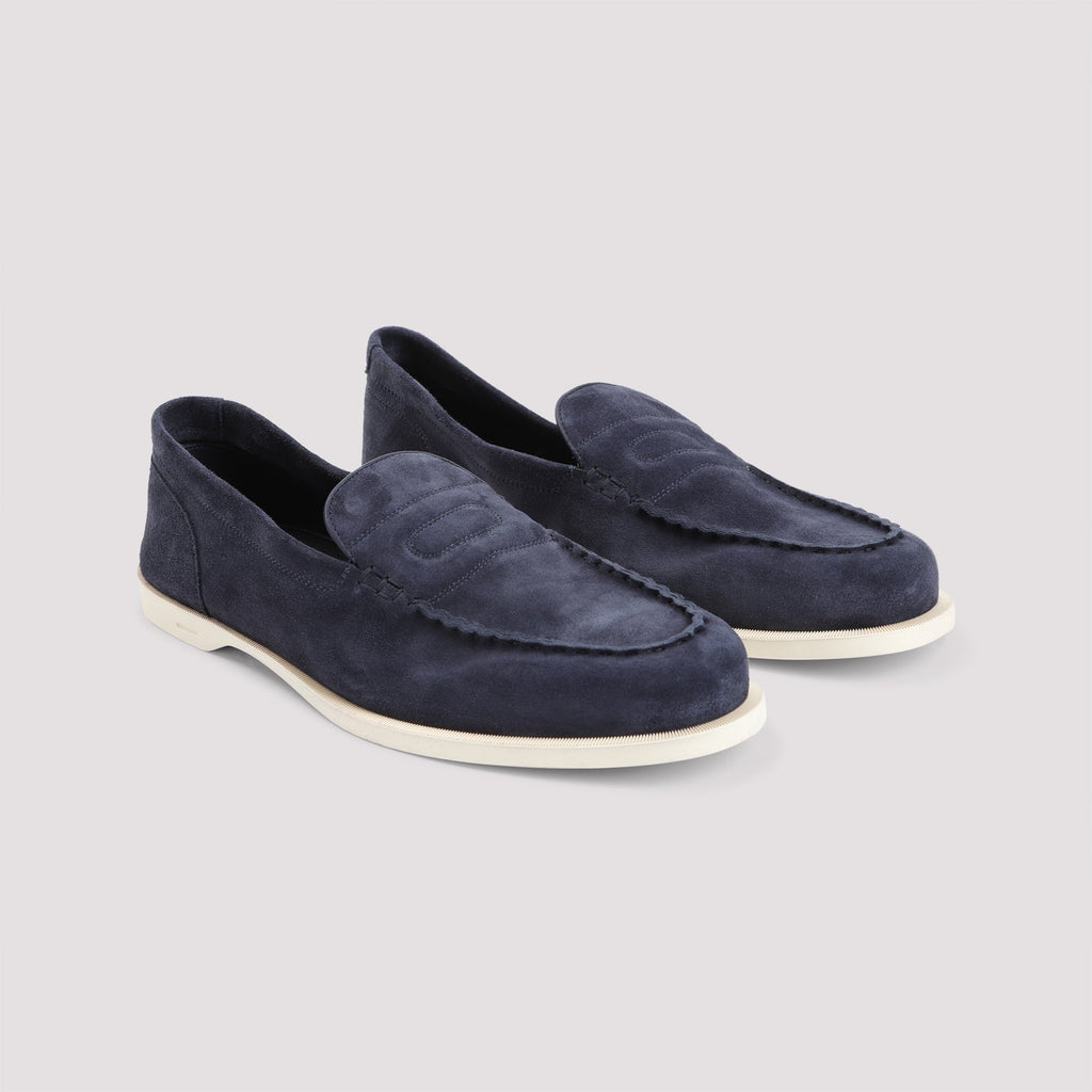 Pace Suede Oval Flexi Loafers