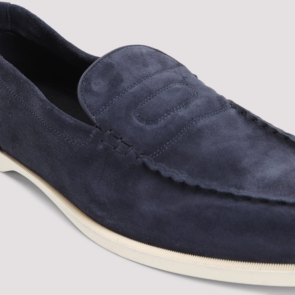 Pace Suede Oval Flexi Loafers