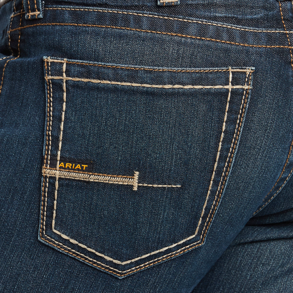Ariat P21713 Rebar M7 Slim DuraStretch Edge Stackable Straight Leg Jean Bodie / 31" Waist / 32" Leg