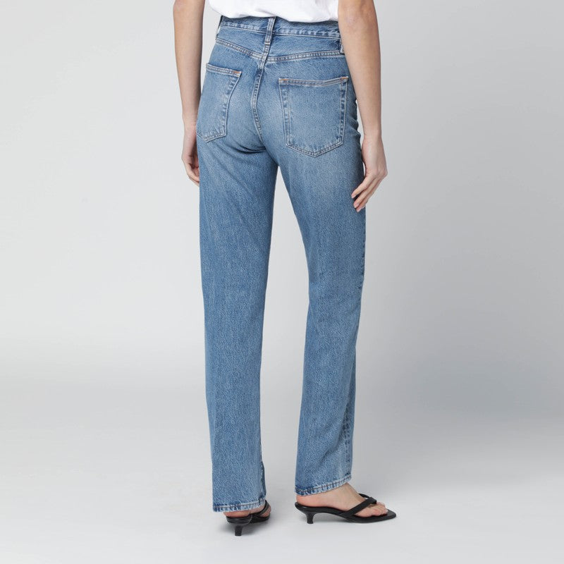 Light blue washed jeans