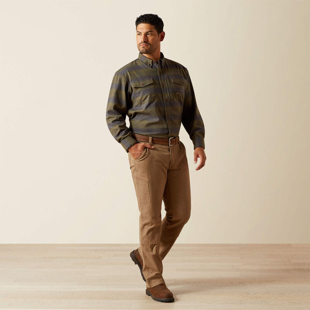Ariat 10062530 Rebar Flannel DuraStretch Work Shirt