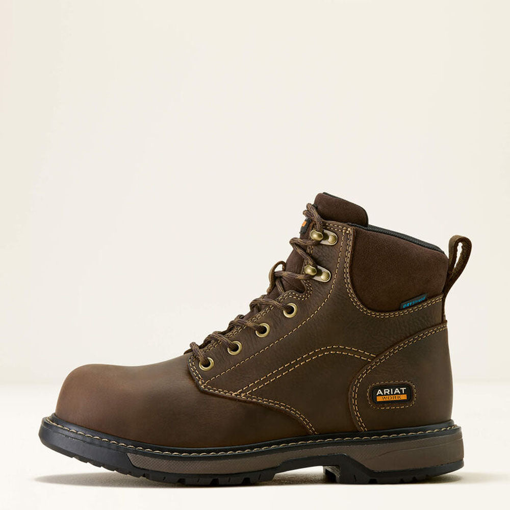Ariat Womens 10063813 Riveter 6" Waterproof Composite Toe Work Boot