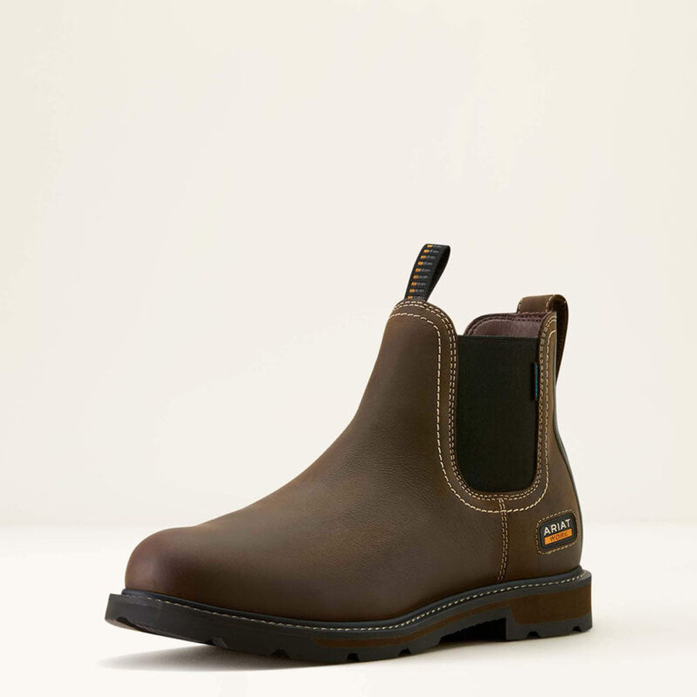 Ariat 10063854 Groundbreaker Chelsea Waterproof Soft Toe Work Boot