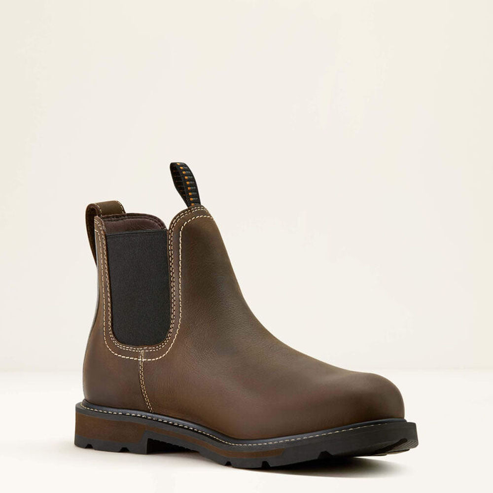 Ariat 10063854 Groundbreaker Chelsea Waterproof Soft Toe Work Boot
