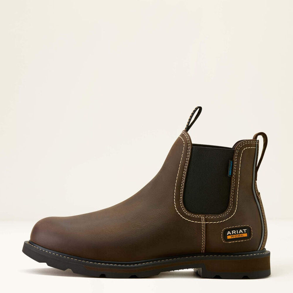 Ariat 10063854 Groundbreaker Chelsea Waterproof Soft Toe Work Boot