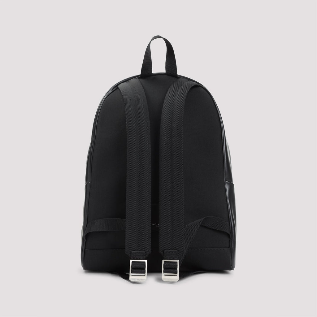 Black City Leather Backpack