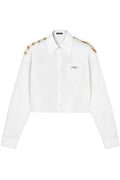 CHAIN STRIPES SHORT BOXY SHIRT