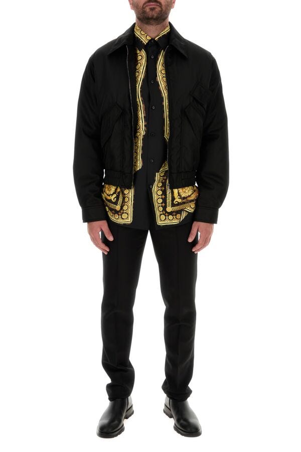 LOGO-PATCH TAILORED TROUSERS