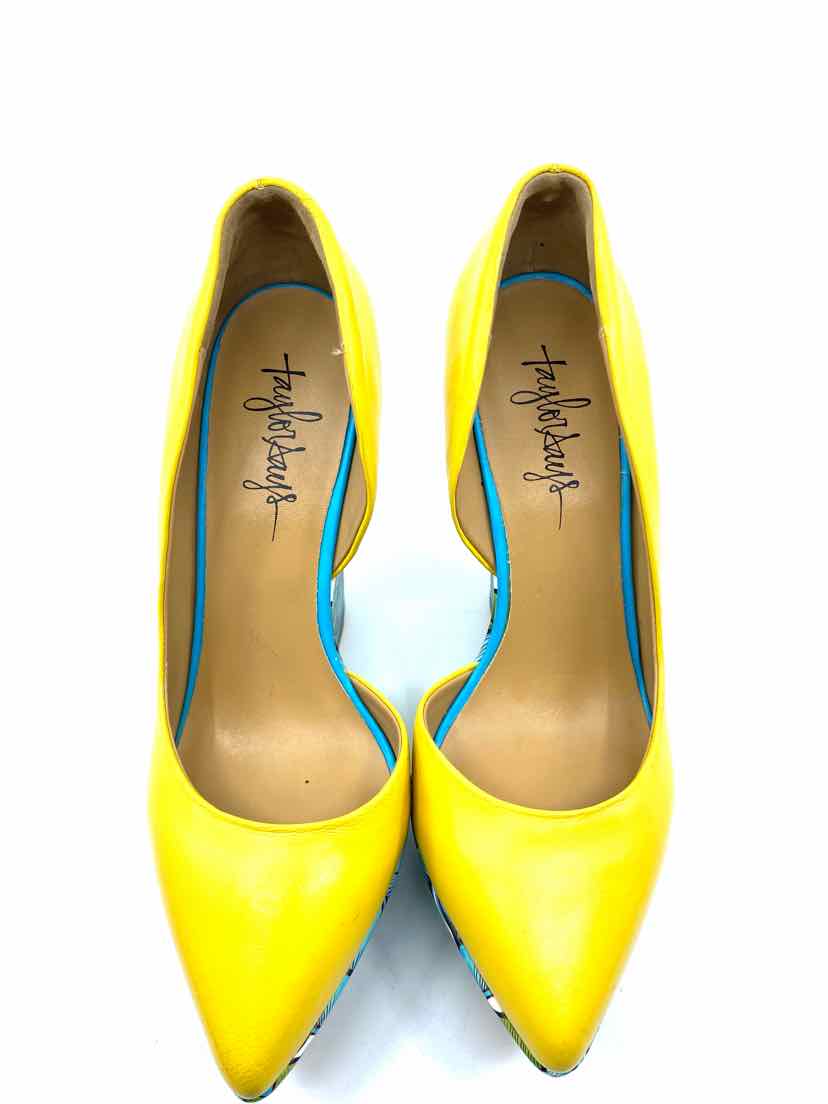 TAYLOR SAYS Yellow Floral Wedge | 9