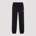 Black Heraldic Treshold Arrows Cotton Pants