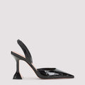 Black Leather Holli Sling 95 Mules