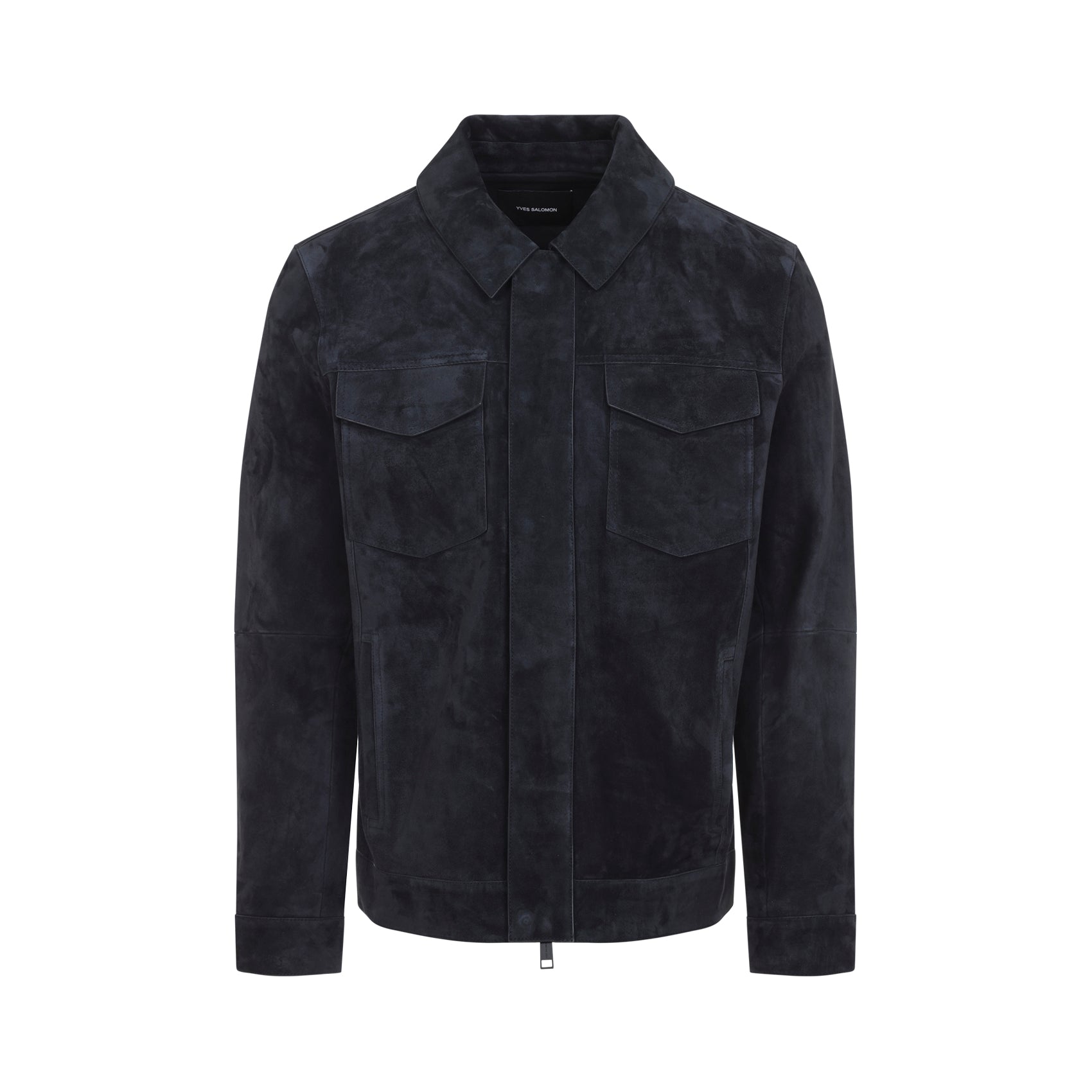 Nightfall Blue Calf Leather Jacket